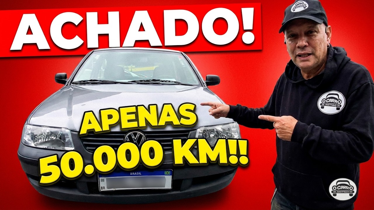 ACHADOS DO DIA! Gol de garagem com 50 Mil km, Kombi Original, Escort Hobby e Motorhome à Venda!