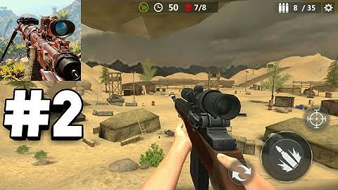 sniper 3d gun shooter - real fps commando shooting sniper games offline _ android gameplay