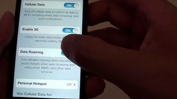 iPhone 5: How to Enable/Disable Data Roaming