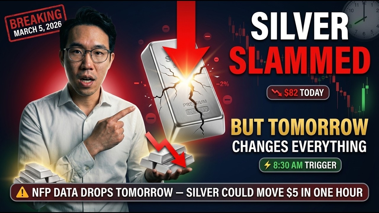 URGENT: Silver Down To $82 Right Now — But Tomorrow Morning Decides The Next Big Move