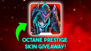 Octane Prestige Skin Giveaway! Apex Legends Custom Games!