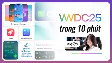WWDC25 trong 10 phút: iiOS 26, iPadOS 26, macOS 26, watchOS 26, visionOS 26, and tvOS 26.