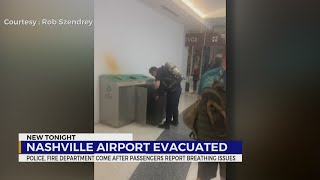 Part of Nashville Airport evacuated due to 'noxious odor' from solvent in concourse