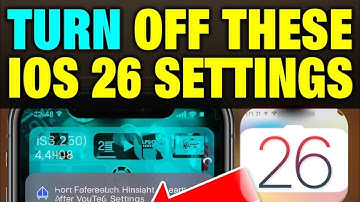 “Turn Off These iOS 26 Settings to Fix Lag! ⚙️📱  Speed Boost Tips #ios26update #ios26 