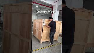 Delivery the packing machine shows