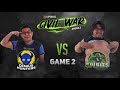 Lupon Civil War Season 2 : Idle Spirits vs Genius Hunters Highlights
