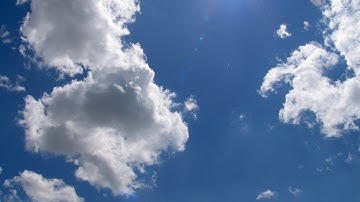 Clouds and Contrails in 4k GoPro Hero 4 Black