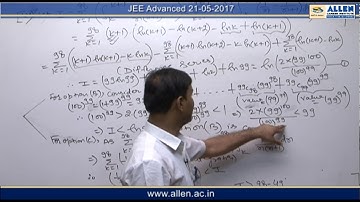 JEE Advanced 2017 Mathematics Solution Q. 44 (Paper-2) Code-9