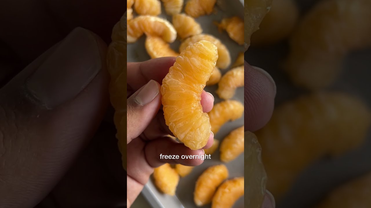 ONE INGREDIENT VIRAL ORANGE SORBET EASY AT HOME Shorts