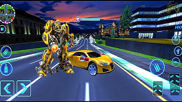 Grand Bumblebee Robot Hero Transform: Drone Car Robot Games - Android Gameplay