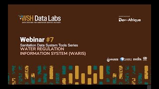 Webinar 7: The Water Regulation Information System (WARIS)