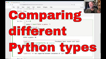 Comparing different types in Python: When you can (and can