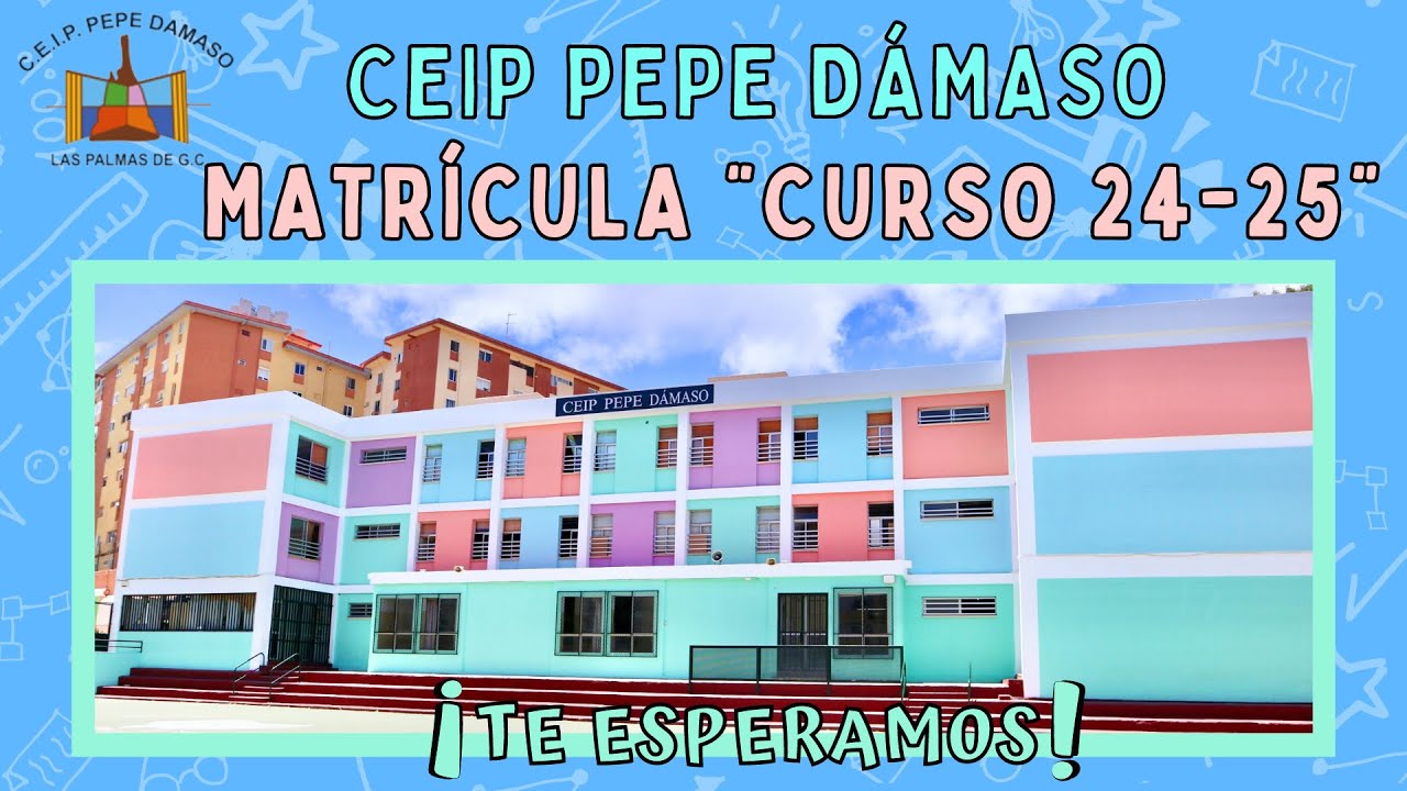 CEIP Pepe Dámaso Matrícula 24 25
