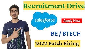 Software Engineer | Salesforce Off Campus Drive | Salesforce Recruitment 2021 | Freshers Hiring 2022