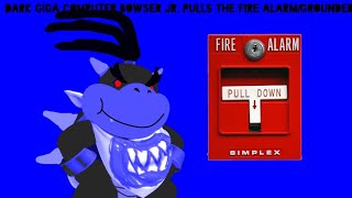 Dark Giga Computer Bowser Jr. Pulls The Fire Alarmgrounded