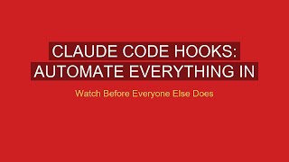 Claude Code Hooks: Automate Everything in Your Development Process