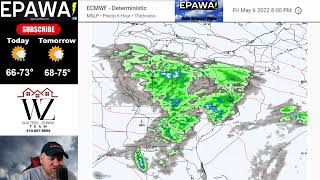 Daily forecast video for Wednesday May 4th, 2022