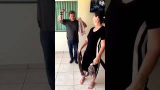 Amazing se rope 🪢 choking magic tricks 😳 #magic #secret #shortsfeed #fypシ #behind #revealed