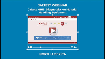 JALTEST WEBINAR | Jaltest MHE. Diagnostics on Material Handling Equipment with Jaltest MHE