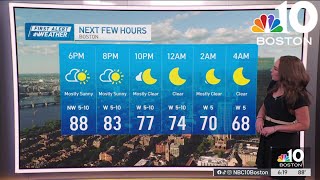 Forecast: Temps drop to 70s during tonight's World Cup match at Boston Stadium