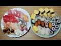 寿司食べ放題！自宅編【ちよだ鮨】50個食べられるか挑戦した！味も値段も手頃で庶民的な持ち帰り寿司チェーン店！
