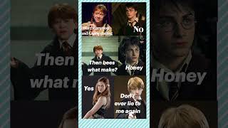 Harry Potter & Ron Weasley 😂🪄 | The Funniest Honey Meme! 🍯 #Shorts #hogwarts #theweasleys