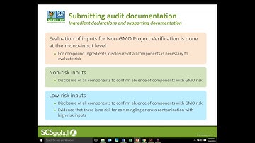 The Easy Guide to Non GMO Project Verification Webinar