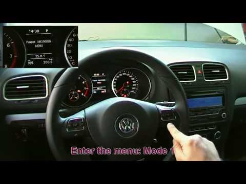 Parrot MKi9000 + Paser Converso on Volkswagen Golf VI 2010 - ENG
