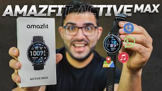 Amazfit ACTIVE MAX está INCRÍVEL, responde WhatsApp, tem NFC, assistente de voz e 1 MÊS de BATERIA