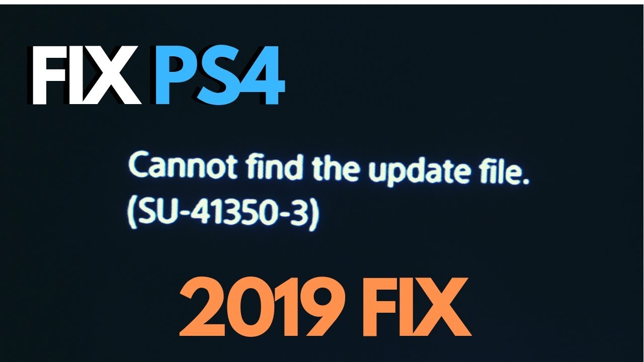 Stejl Ejeren charter How to FIX PS4 / PS5 UPDATE ERROR (STILL WORKS 2023) SU-41350-3 or SU-42118-6  - YouTube