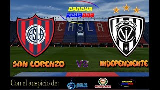 🛑 EN VIVO-PARTIDO SAN LORENZO VS INDEPENDIENTE DEL VALLE | FECHA 4-COPA LIBERTADORES | Formato AUDIO