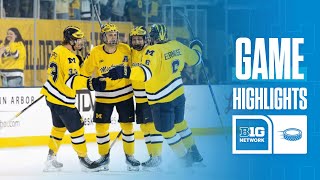 Ohio State vs. Michigan | Highlights | Big Ten Hockey | 11/21/25