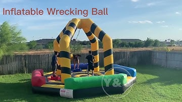 Outdoor Inflatable Fun Sports Game | Commercial Inflatable Wrecking Balls for Events|Y&G inflatables