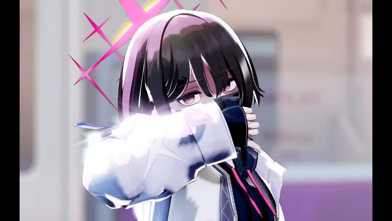 Blue Archive MMD／4K／60FPS】Imashino Misaki【酔いどれ知らず