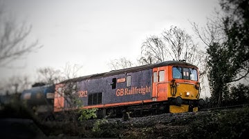 GBRf Class 73s working 3W74 through Whitstable on RHTT duties - 2nd December 2020