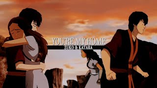 zuko & katara | you're my home