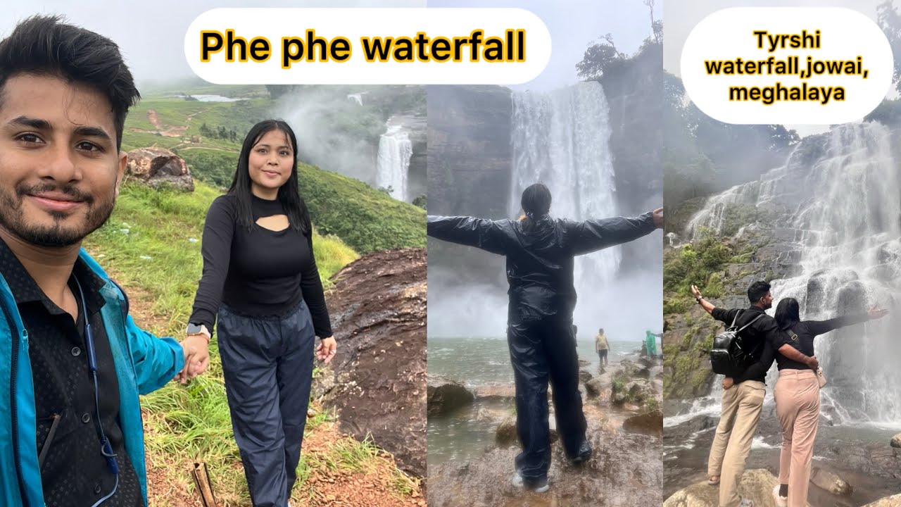 Phe Phe waterfall and Tyrshi waterfall,Jowai,Meghalaya