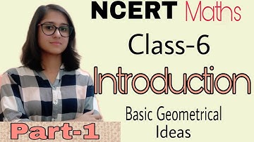 class 6 Basic Geometrical Ideas Introduction Part-1 NCERT Mathematics