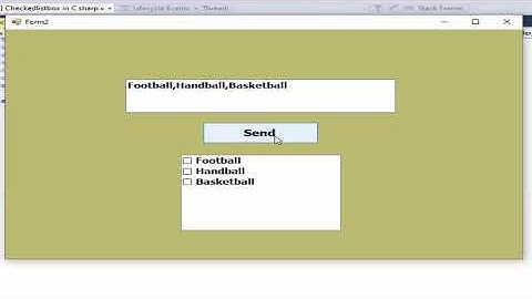 c# tutorial for beginners: How to send data from Multiline textBox to checkedListbox in C#