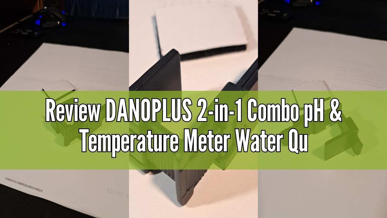 Review DANOPLUS 2-in-1 Combo pH & Temperature Meter Water Quality Tester Replaceable BNC pH Electrod