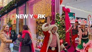 [4K]🇺🇸Christmas in New York City🎄🎅🏻 NYC’s Magical Holiday Season✨Festive Walk in Midtown | Dec 2025