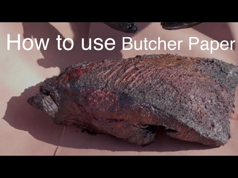 How To Use Butcher Paper. BrisketSmokerTuckitrollit165-175DegreesButcherpaperWildcountrymeats