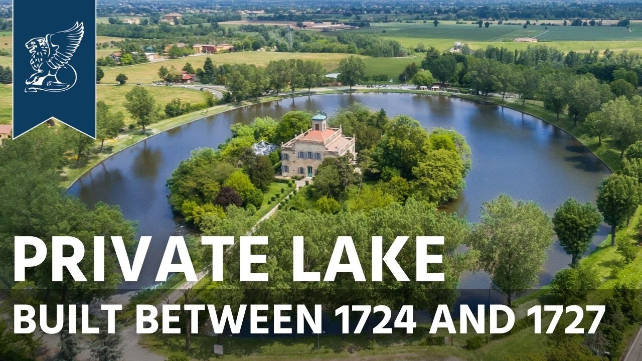 ⁣Exclusive villa for sale with private lake  | Reggio Emilia, Italy - Ref. 3100