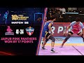 Arjun deshwal leads jaipur pink panthers mauling of up yoddhas  pkl 10 match 32 highlights