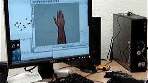 new kind of sensors for mocap [2 sensors & maya client]