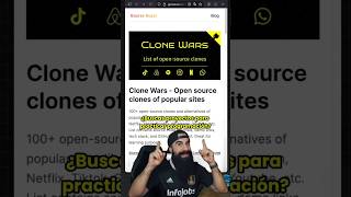 Repositorio de sitios populares como Amazon, Instagram, Netflix, Spotify, YouTube | mouredev