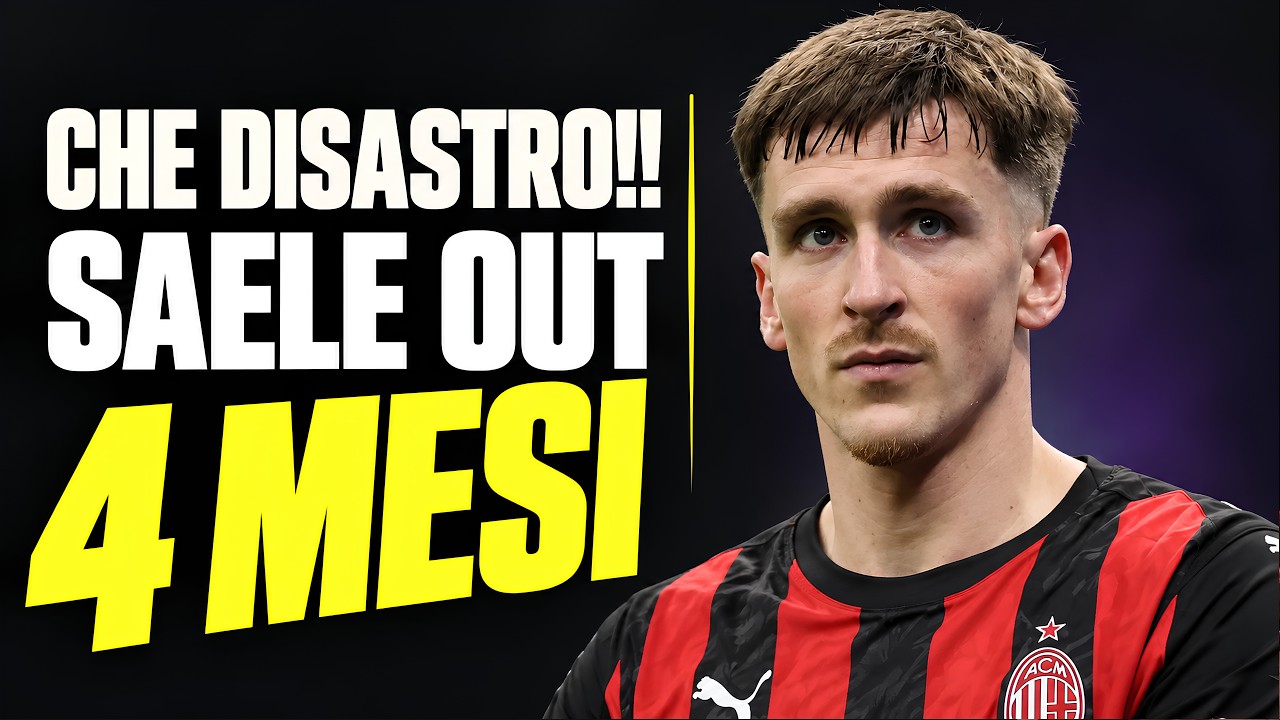 Copertina del video YouTube: MILAN, SAELEMAEKERS OUT 4 MESI! CARVAJAL SUBITO A ZERO?