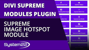 Divi Supreme Modules Supreme Image Hotspot Module 👍