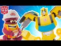 Transformers Pоссия Russia | Огромный робот Bumblebee | Play Doh show