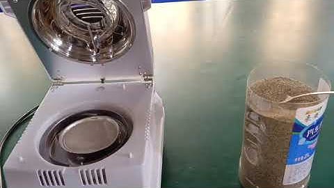 how to testing sand by halogen moisture meter